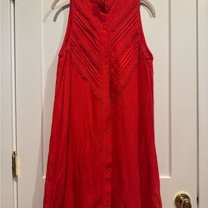 Pomander Place Red Swing Dress Size Small